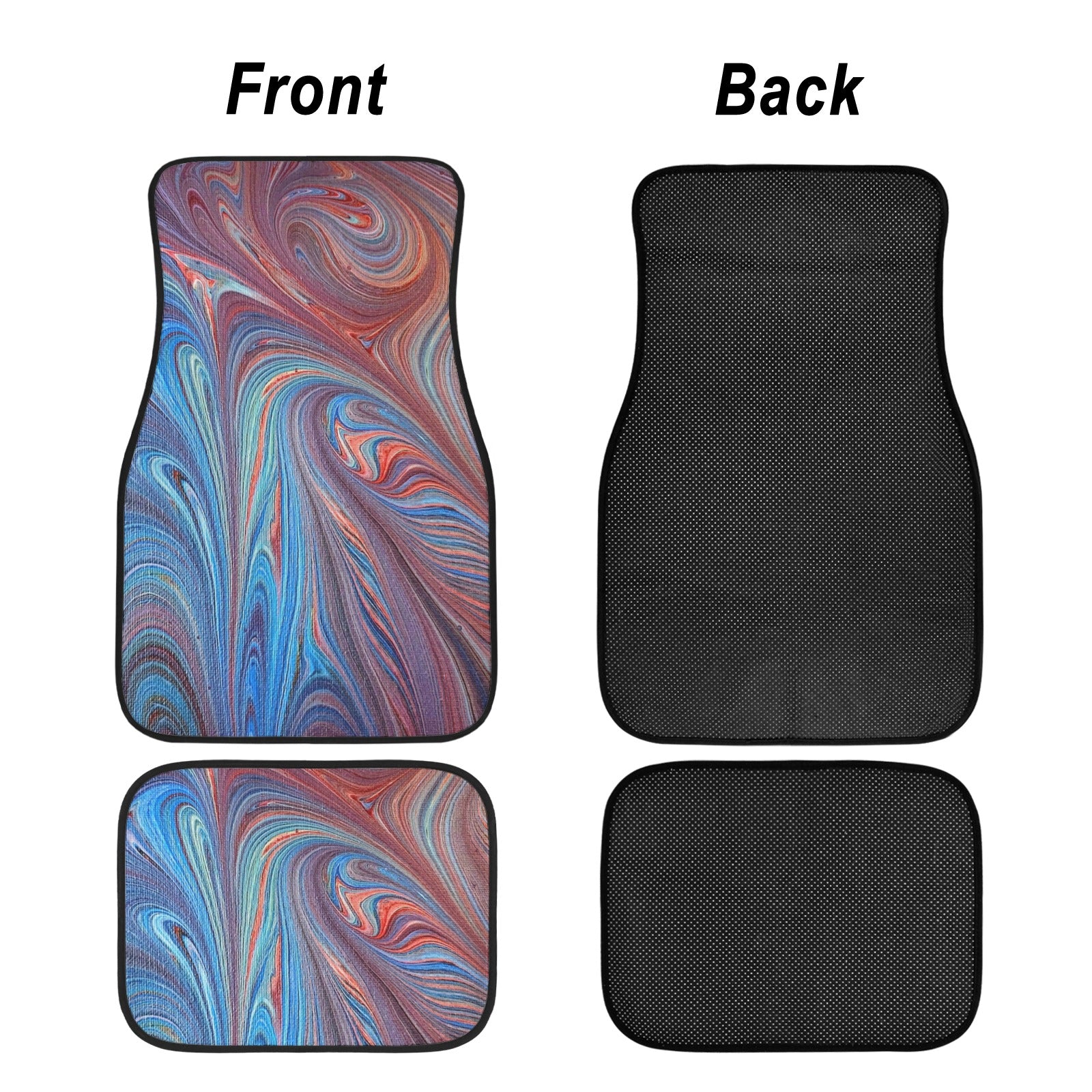Superhero 4-Piece Car Floor Mats