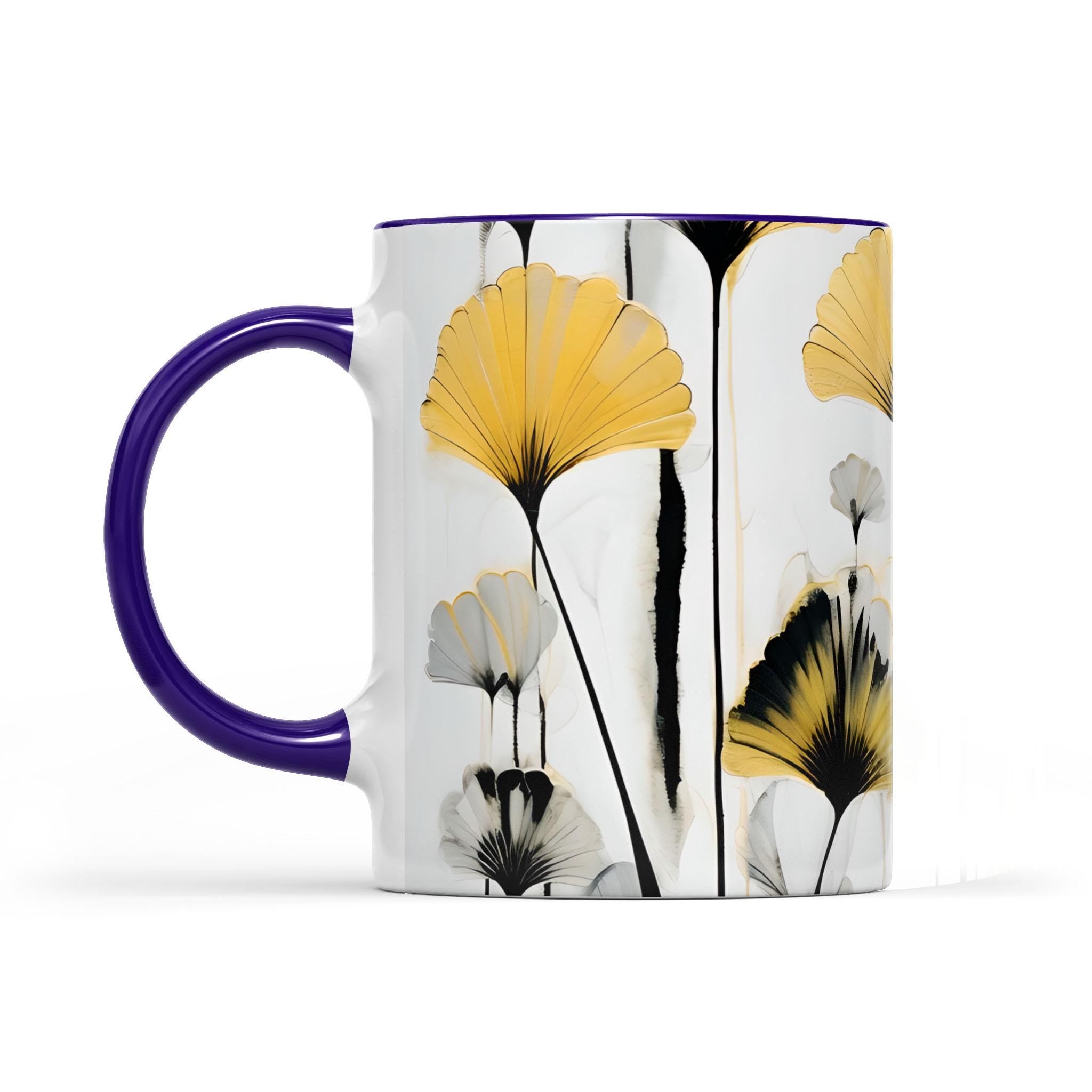 Golden Ginkgo - Accent Edge-to-Edge Mug