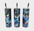 Teal Delight - Stainless Steel Tumbler