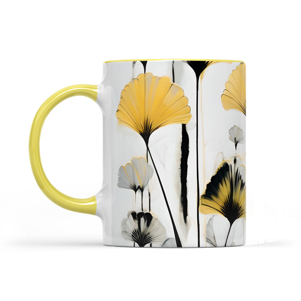 Golden Ginkgo - Accent Edge-to-Edge Mug