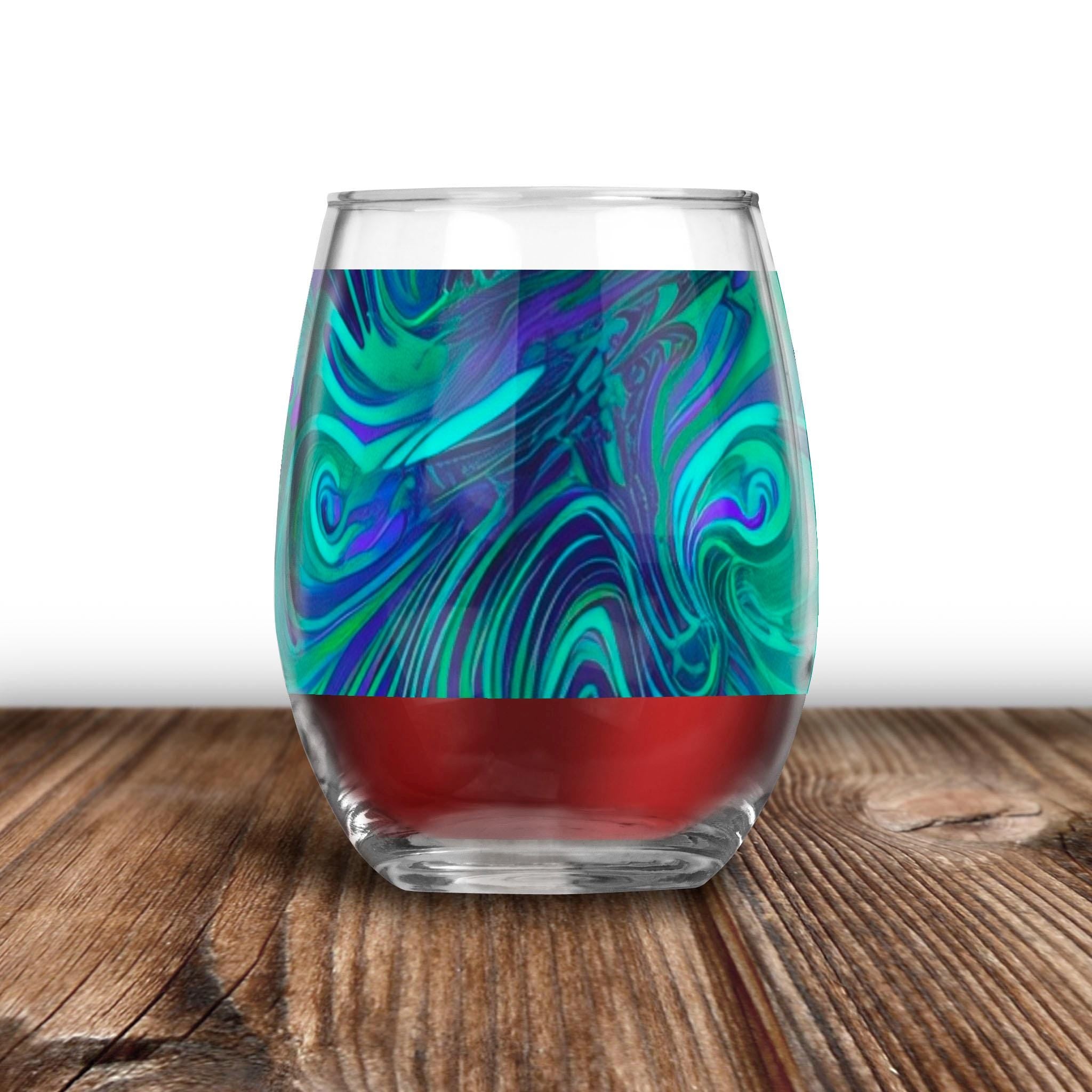 Dreamy Spirals - Wine Glass