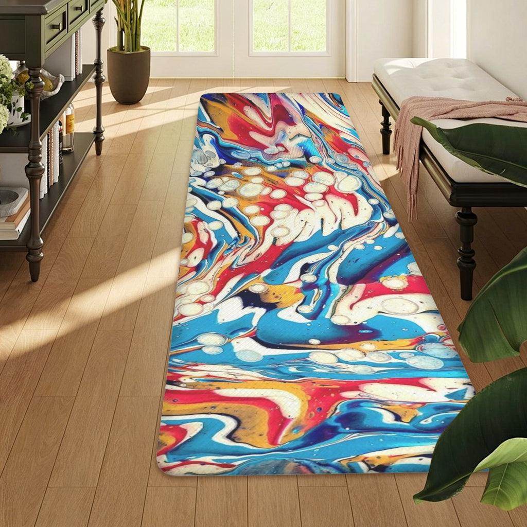 Color Me Happy PVC Anti-Fatigue Kitchen Mat 71x24inch