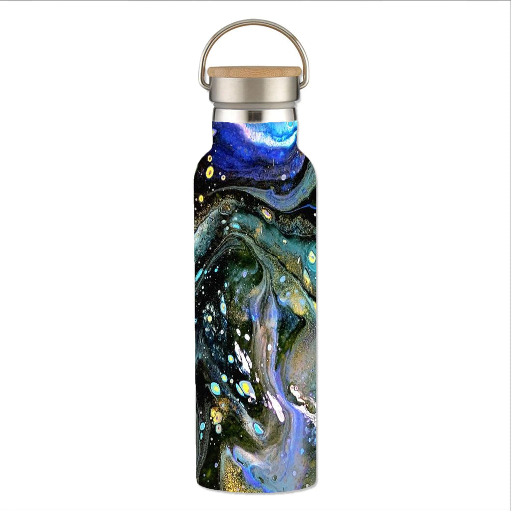 The Face - Stainless Steel Water Bottle with Bamboo Lid