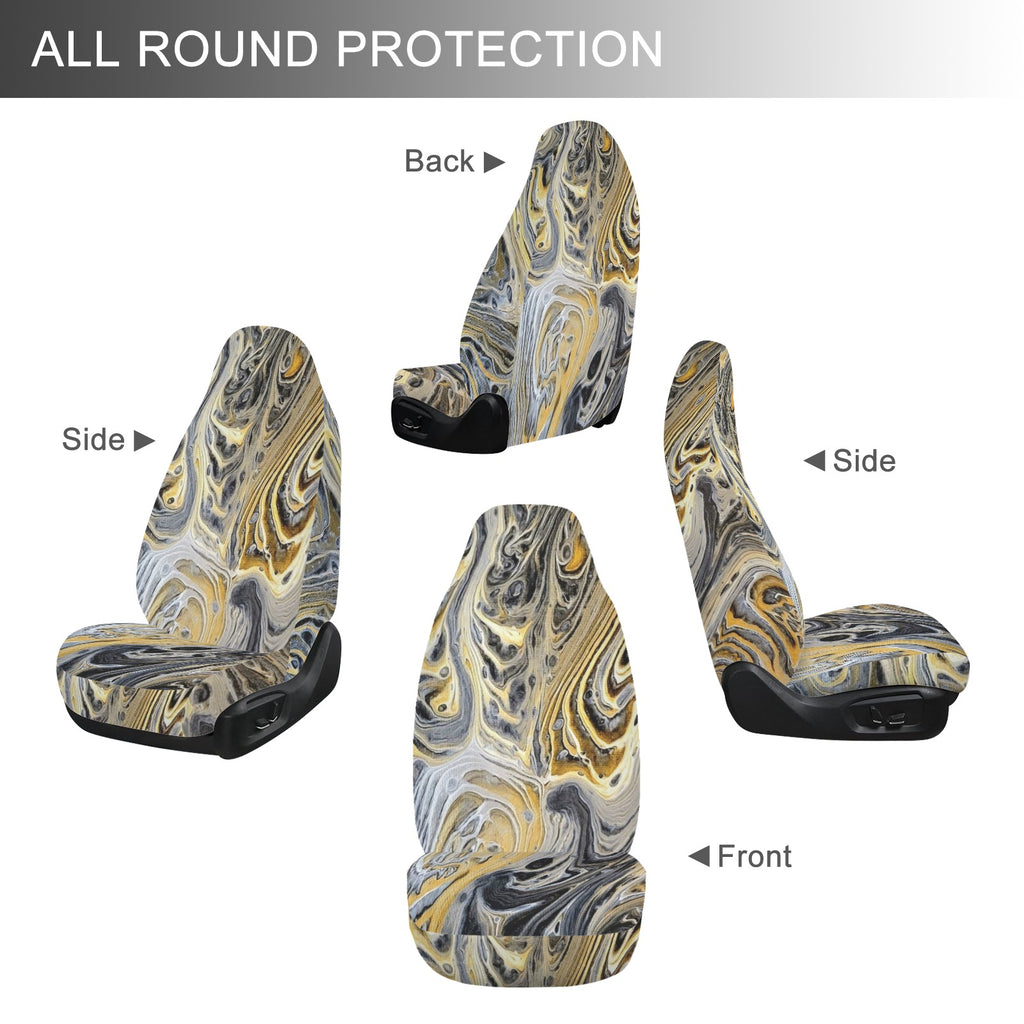 Metallurgy Car Seat Covers (Set of 2)