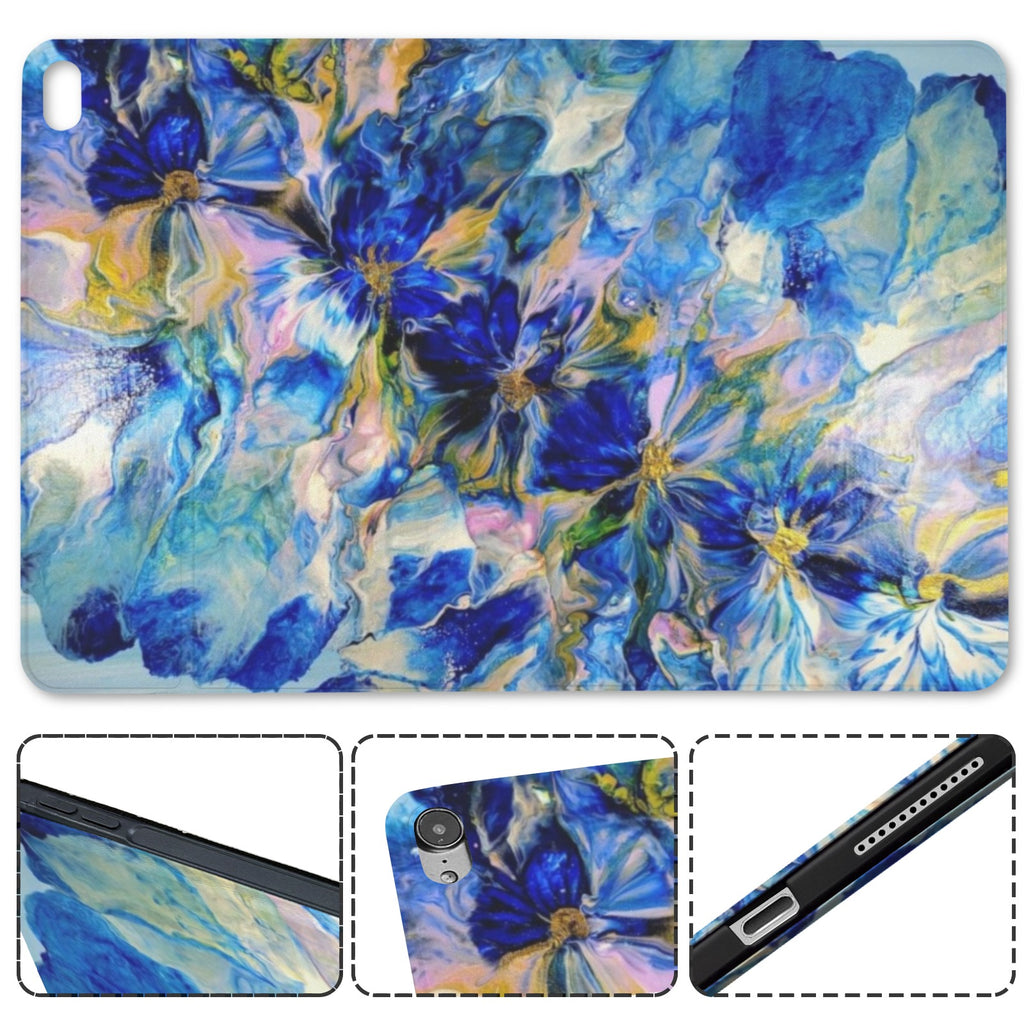 Royal Blue Garden Protective Case for iPad Air (11-inch)