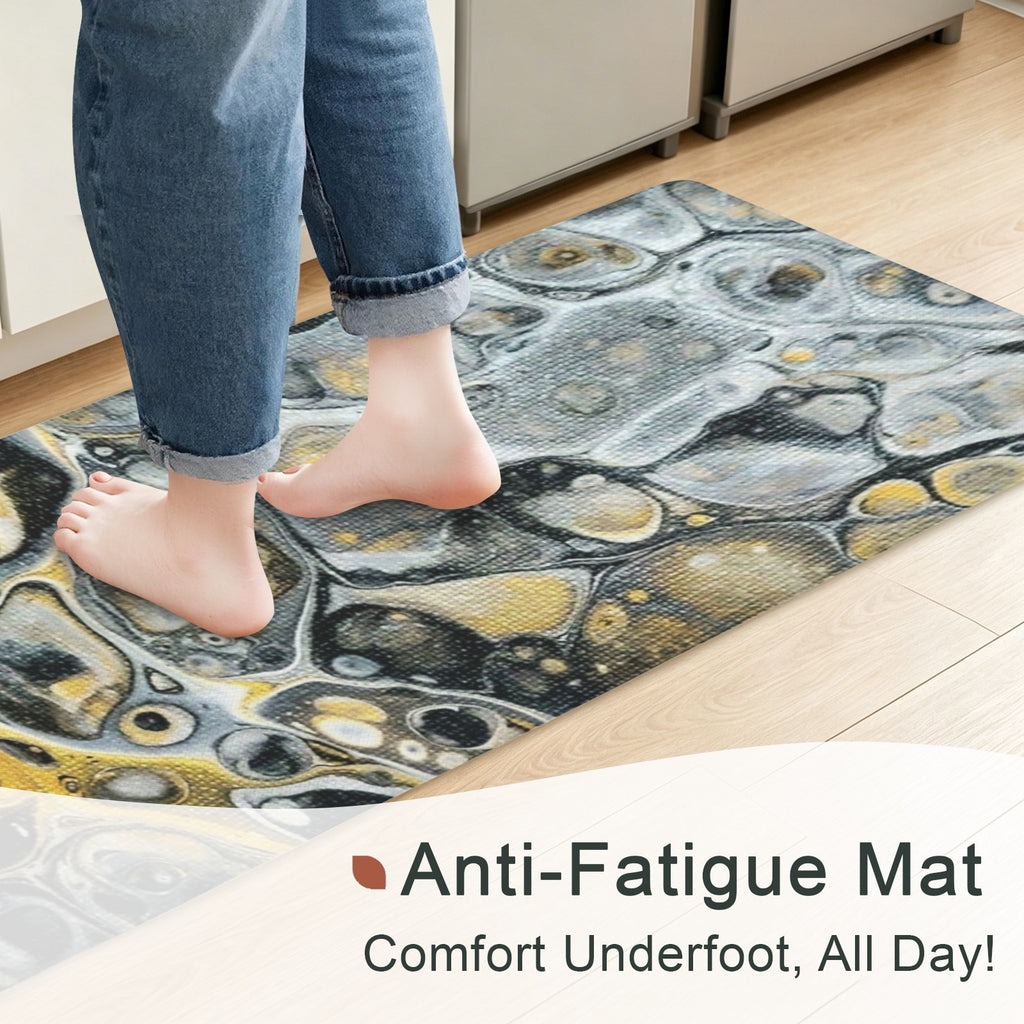 Stone Art PVC Anti-Fatigue Kitchen Mat 71x24inch