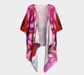 Dragon Fruit Draped Kimono