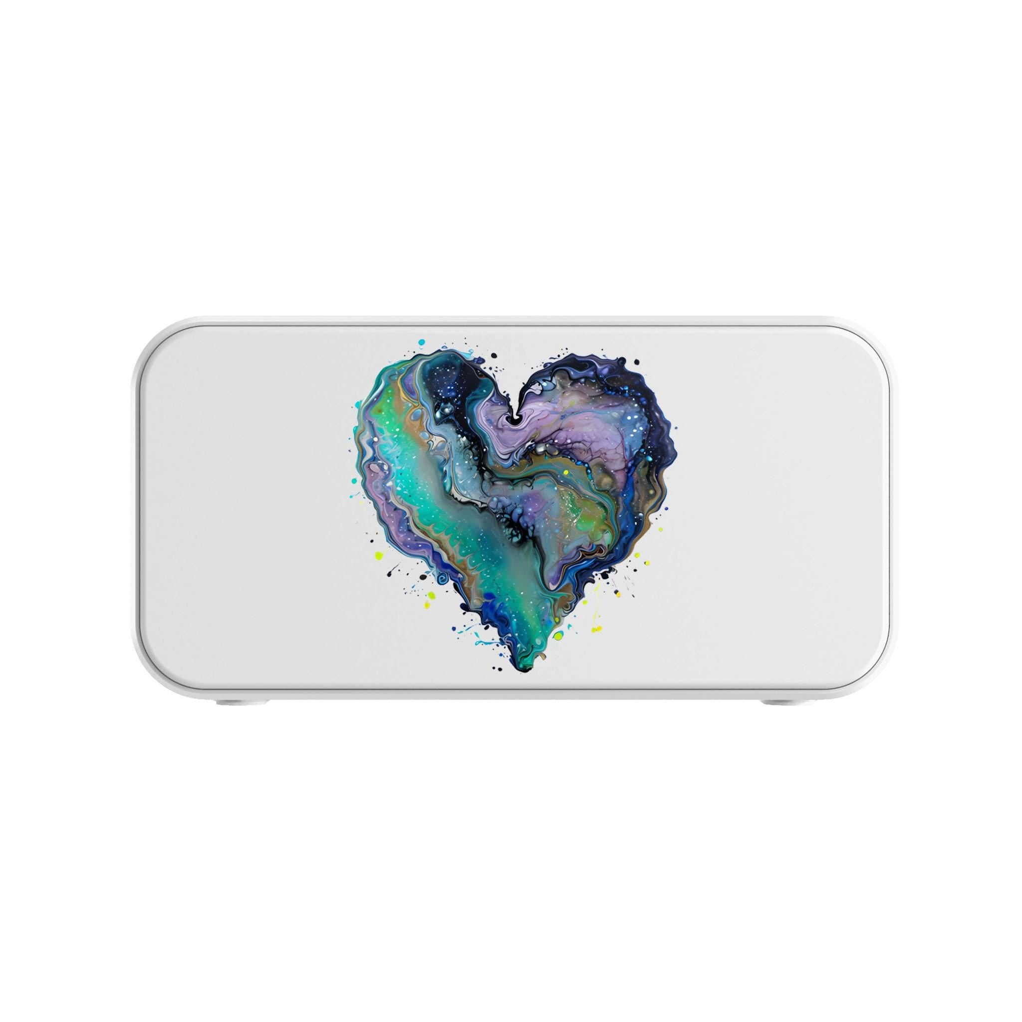 Fluid Art Heart (1) - Bluetooth Speaker