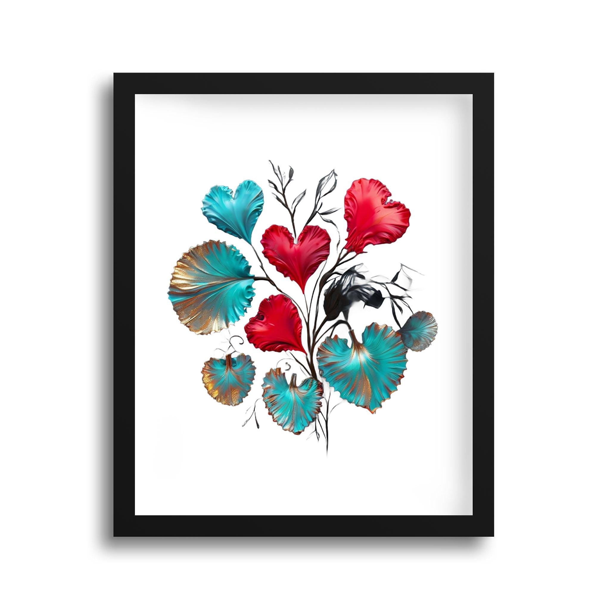 Hearts Grow Fonder - Framed Art Print (1" frame)