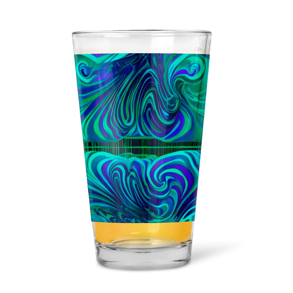 Dreamy Spirals - 16oz Pint Beer Glass
