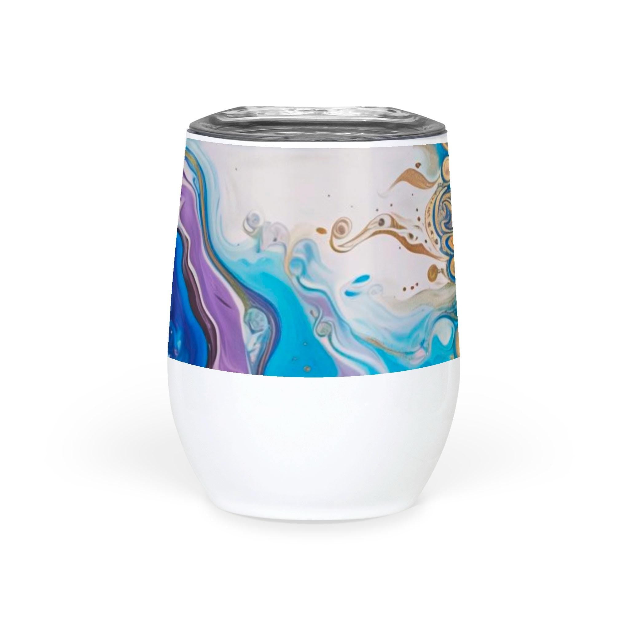 Mandala Sun - Wine Tumbler