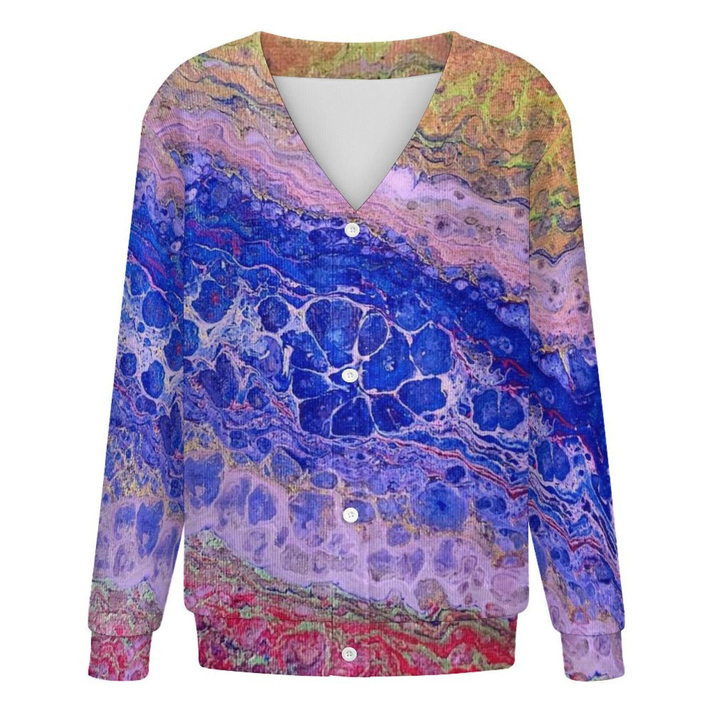 Tie-Dye Delight - Women's Cardigan