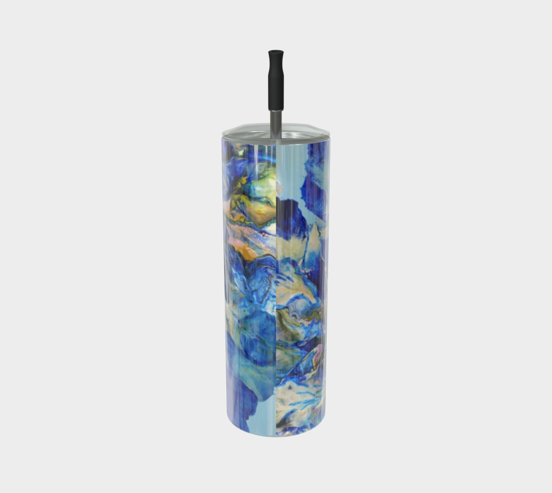 Royal Blue Garden - Stainless Steel Tumbler