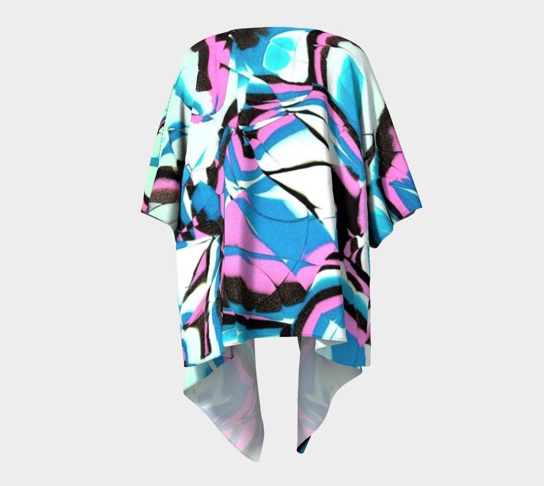 Glow Party Draped Kimono