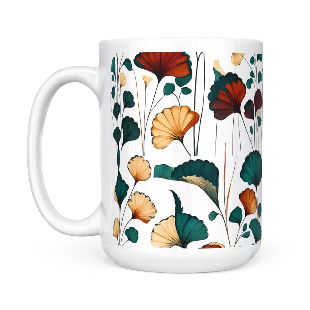 Happy Valley Pattern - White Mug