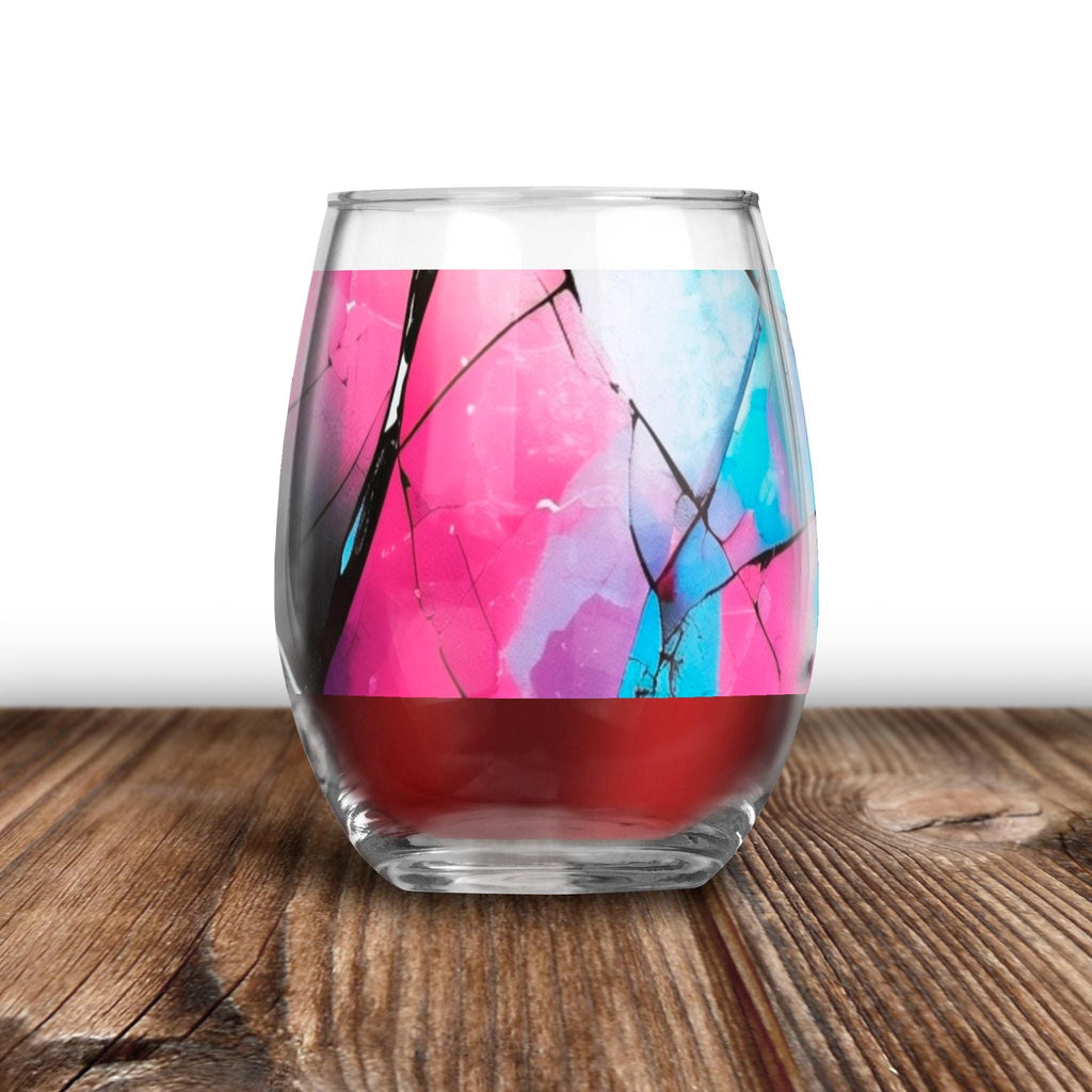 Mystical Mosaic - Wine Glass