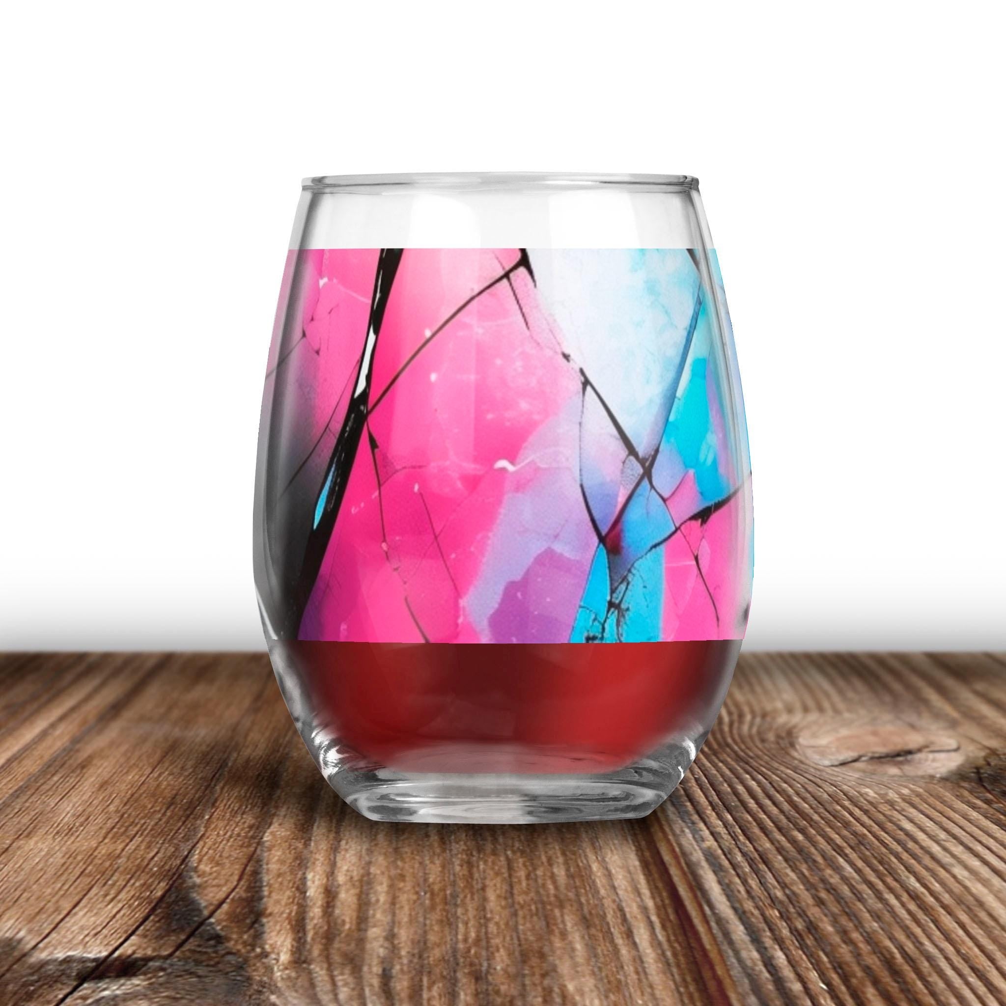 Mystical Mosaic - Wine Glass