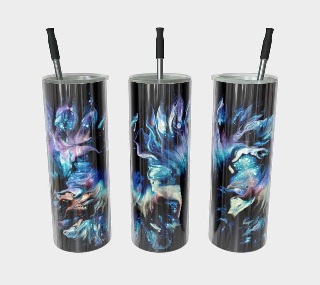 Teal Delight Stainless Steel Tumbler