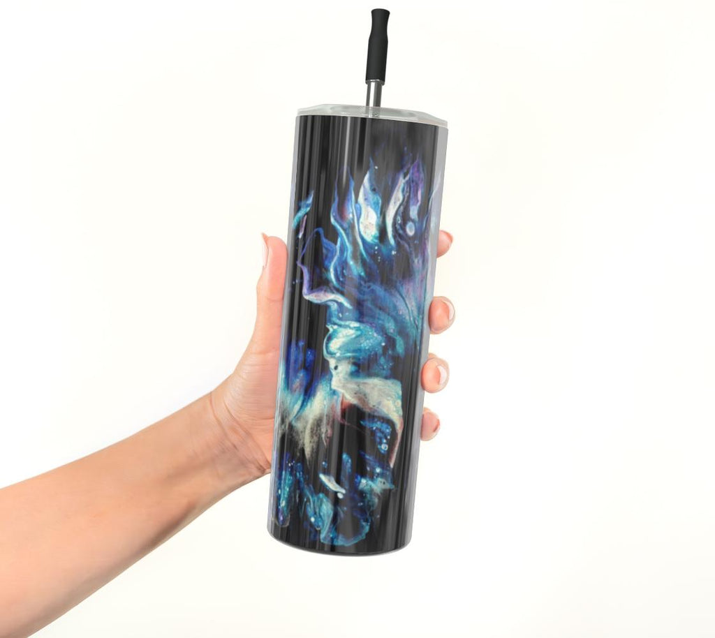 Teal Delight Stainless Steel Tumbler