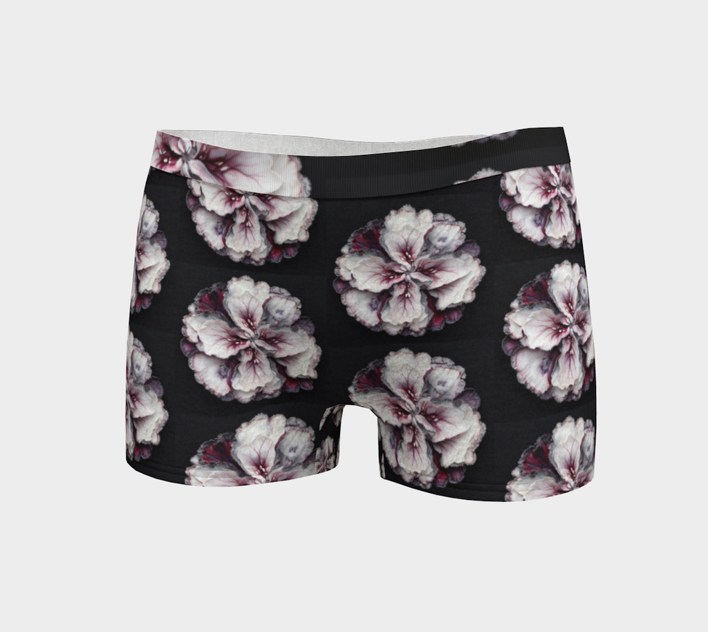 Floral Black - Boyshorts