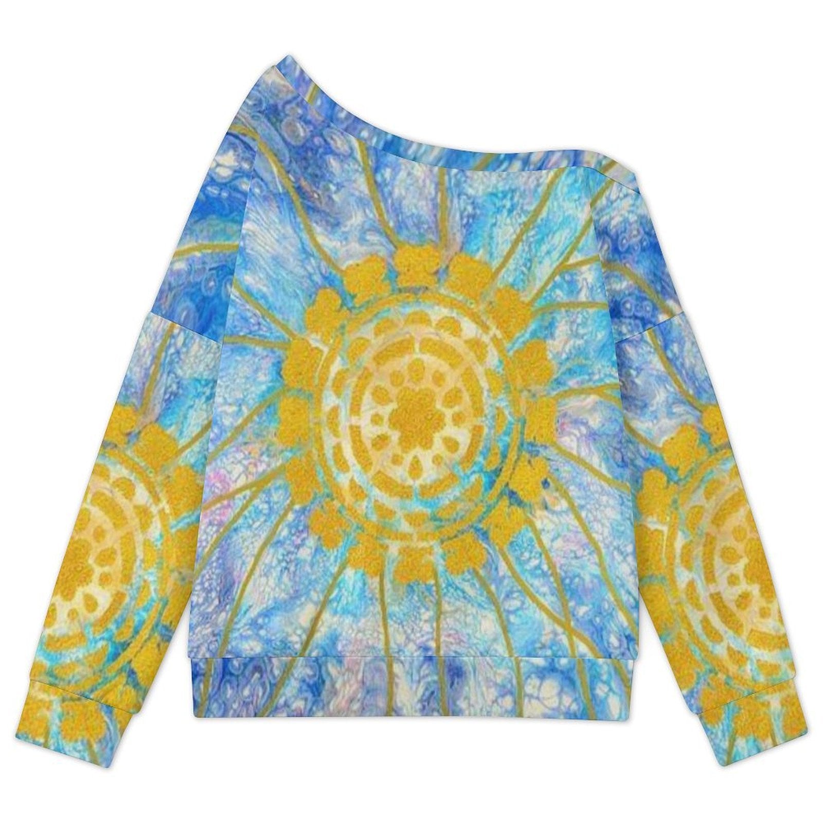 Serenity Women's Off-shoulder Long Sleeve Sweatshirt
