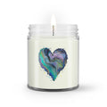 Fluid Art Heart - Soy Wax Candle