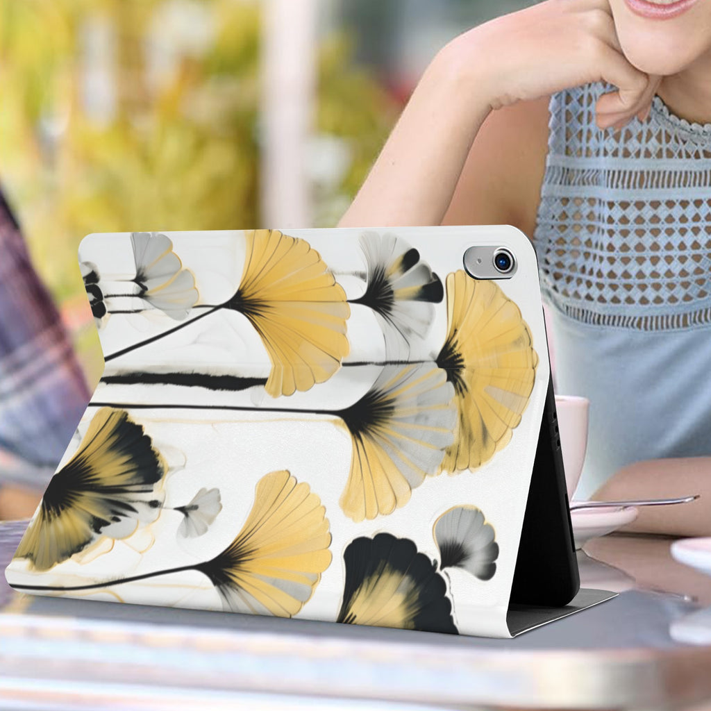 Golden Ginkgo Protective Case for iPad Air (11-inch)