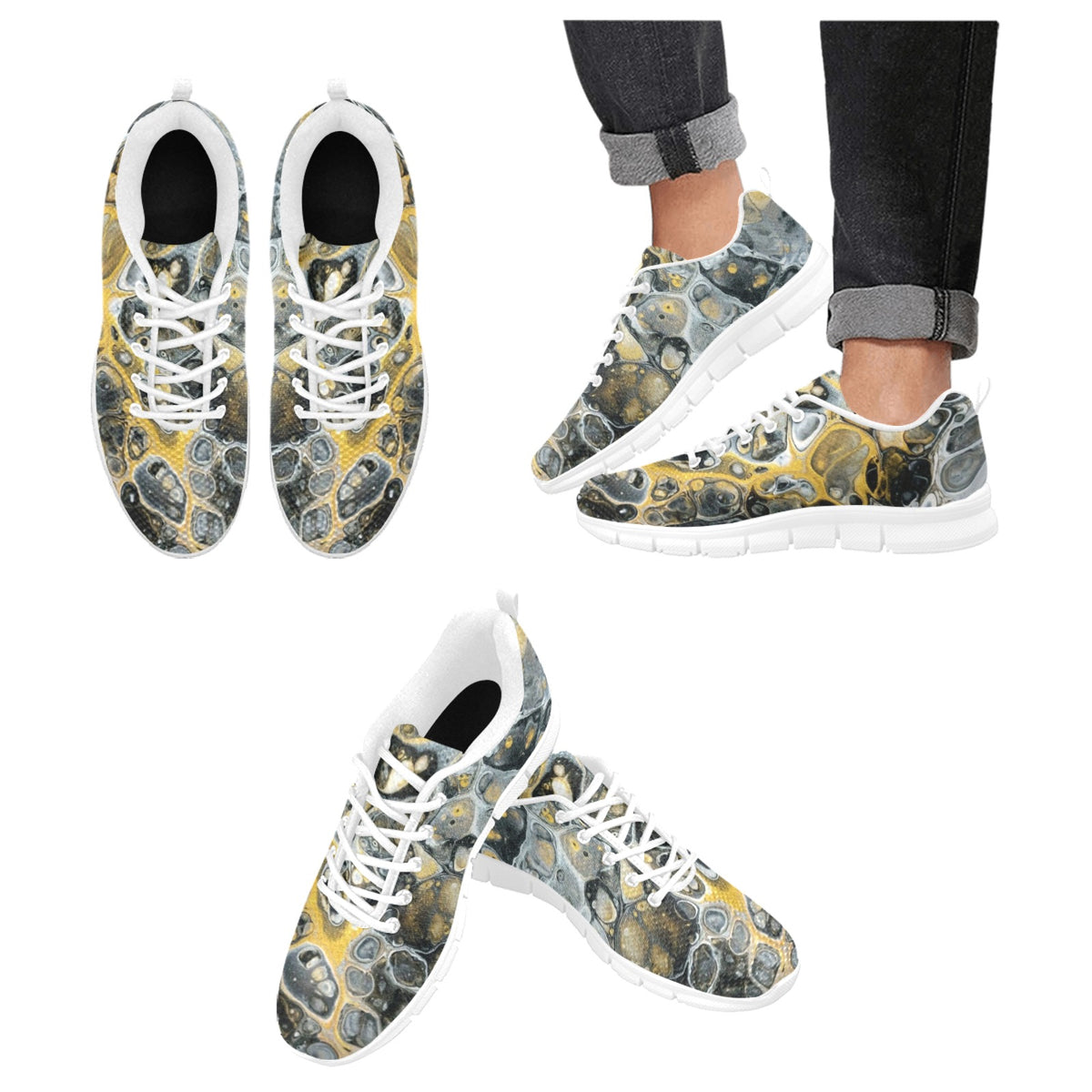 Stone Art - Men's Breathable Running Shoes