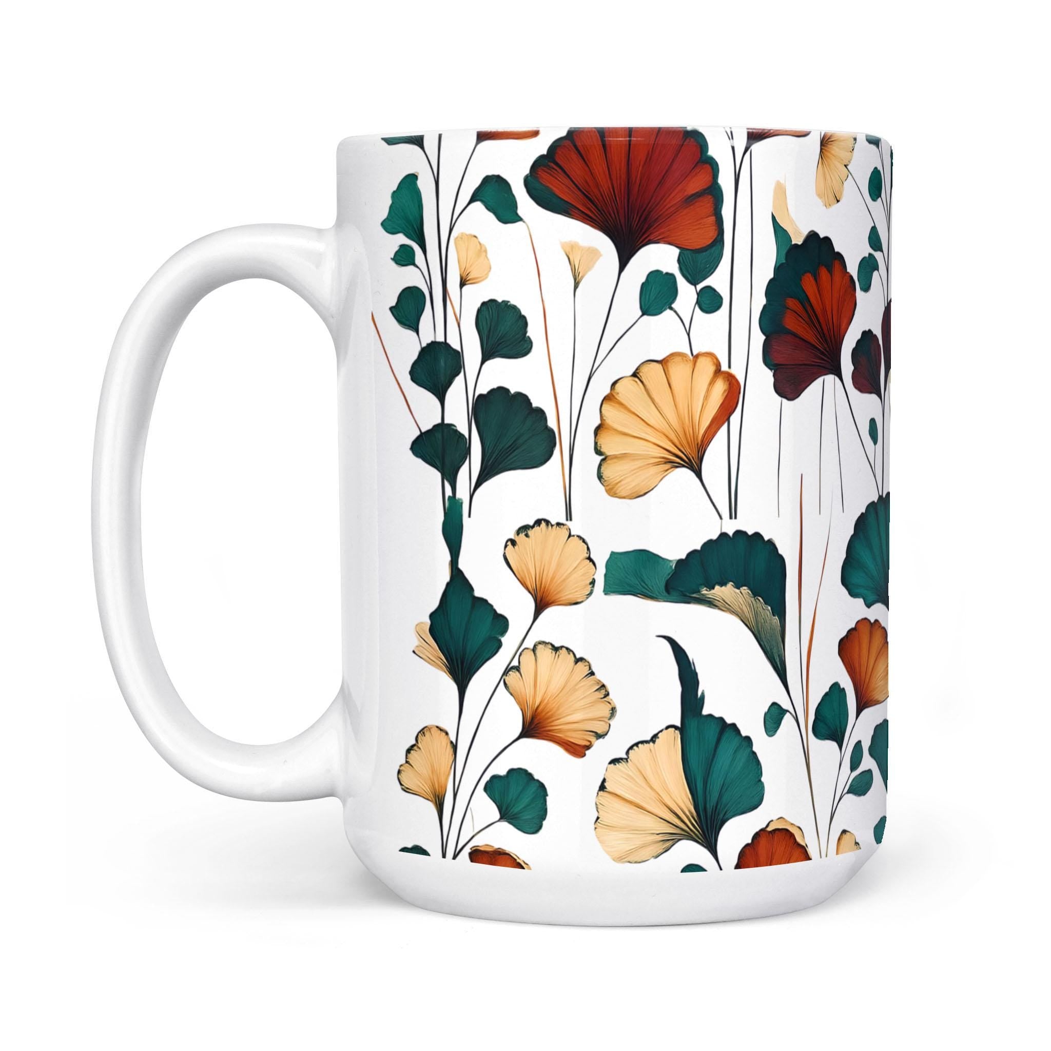 Happy Valley Pattern - White Edge-to-Edge Mug (New)