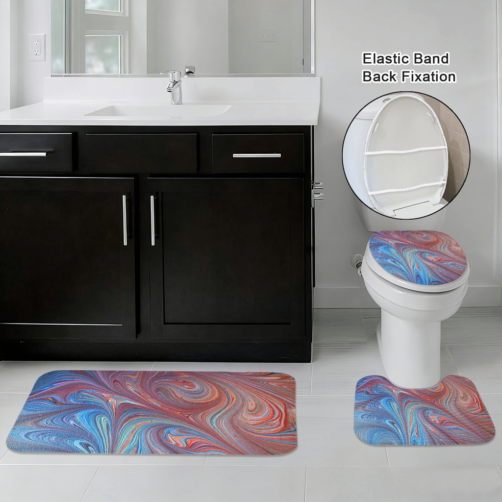 Superhero 3-Piece Bathroom Rug Set