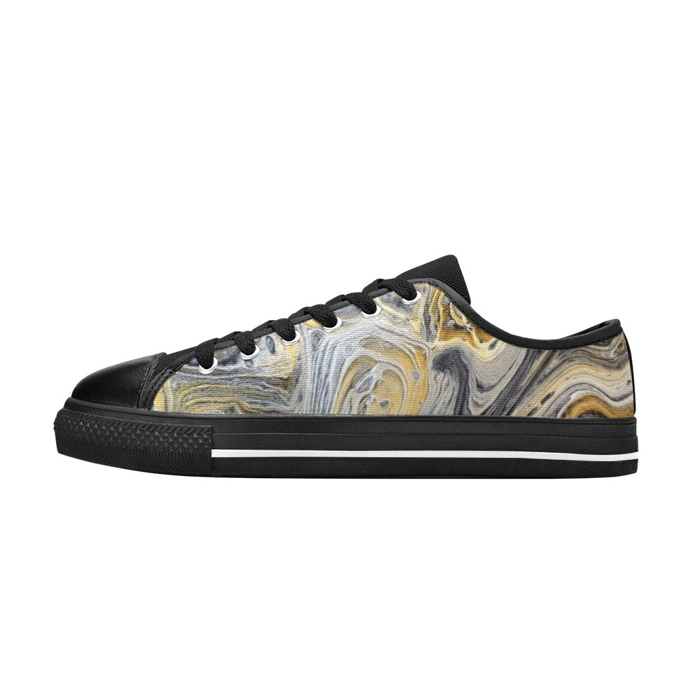 Metallurgy - Women's Classic Canvas Shoes