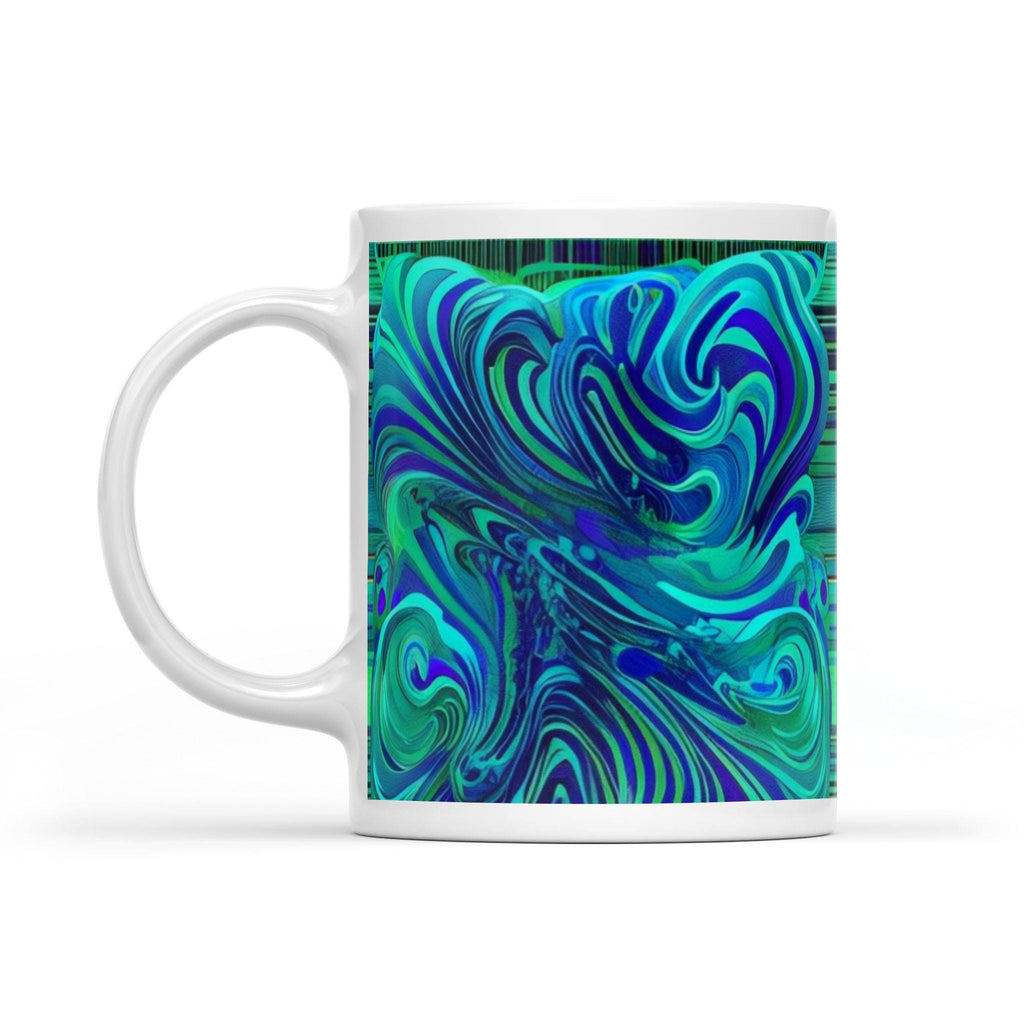 Dreamy Spirals - White Mug