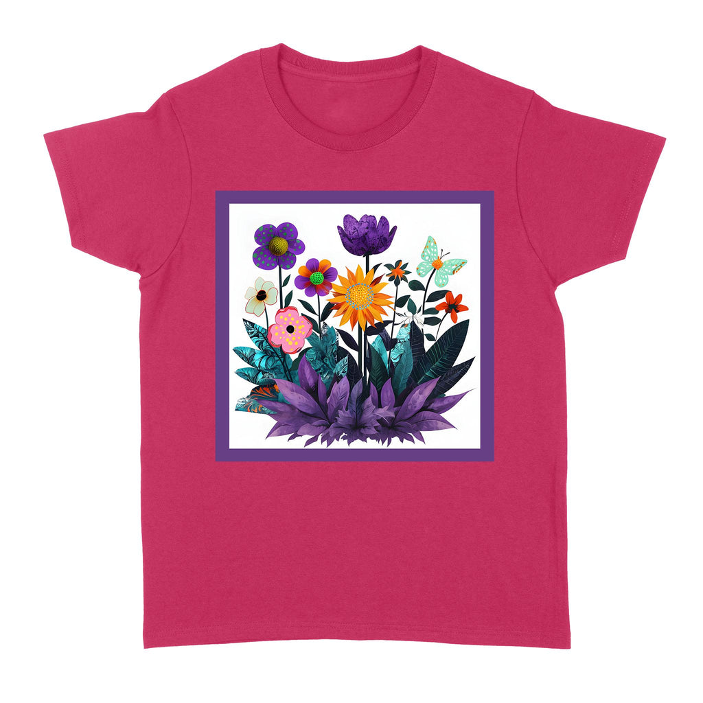 Abstract Purple Garden - Standard Women's T-shirt