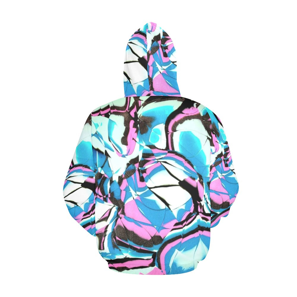 Glow Party - Men's All Over Print Hoodie (USA Size)