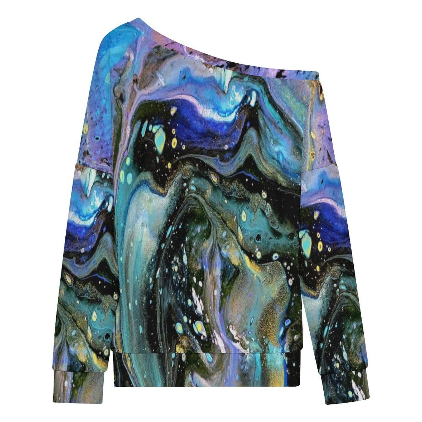 The Face Women's Off-shoulder Long Sleeve Sweatshirt