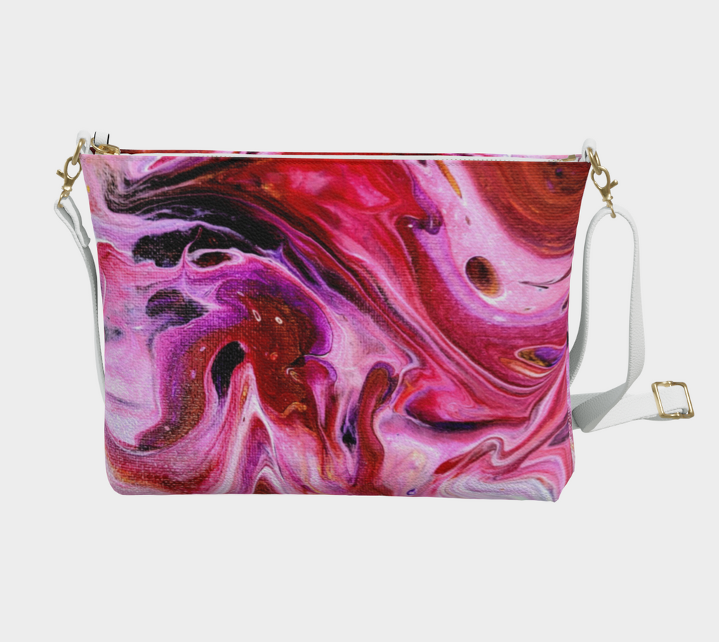 Dragon Fruit - Vegan Leather Crossbody Purse