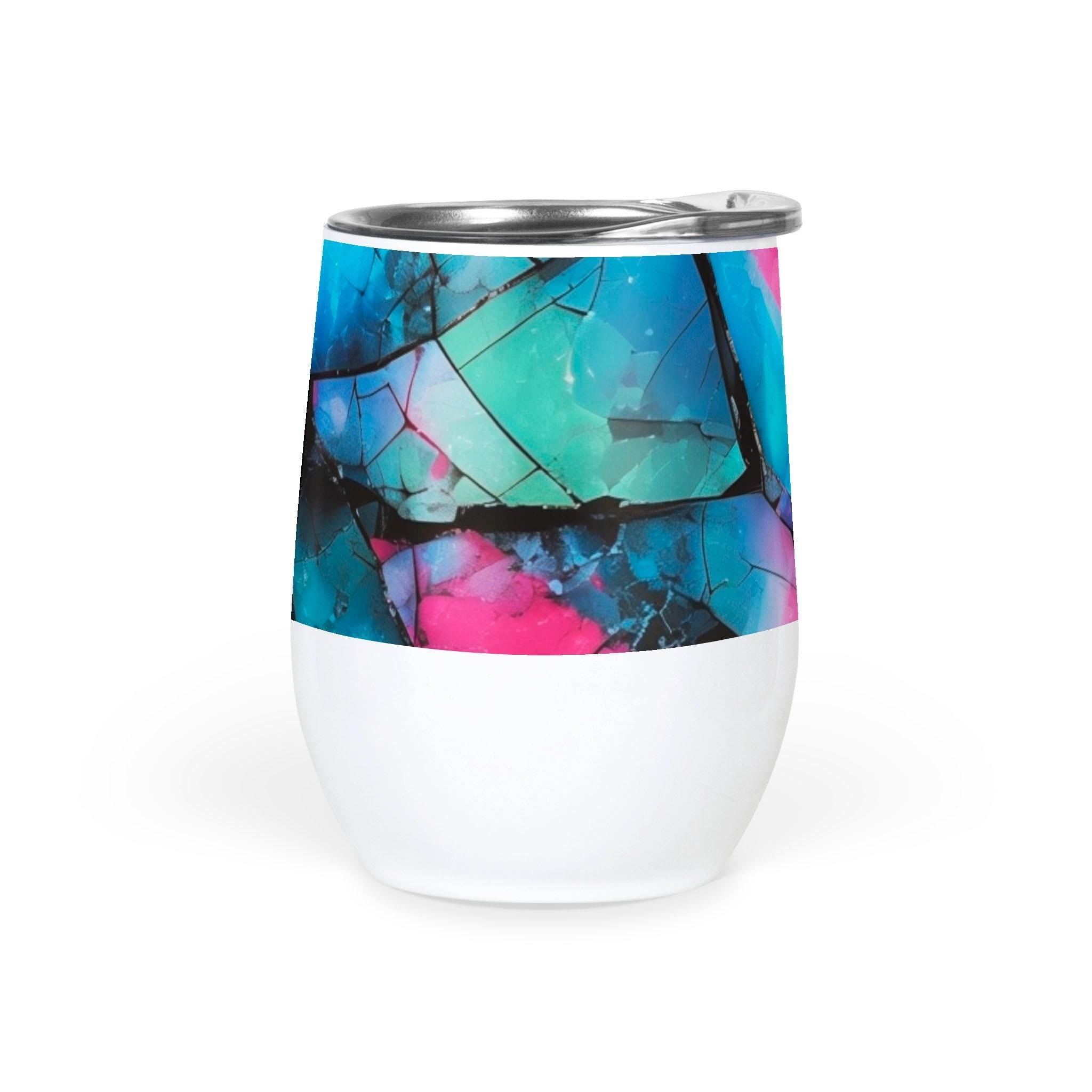 Mystical Mosaic - Wine Tumbler