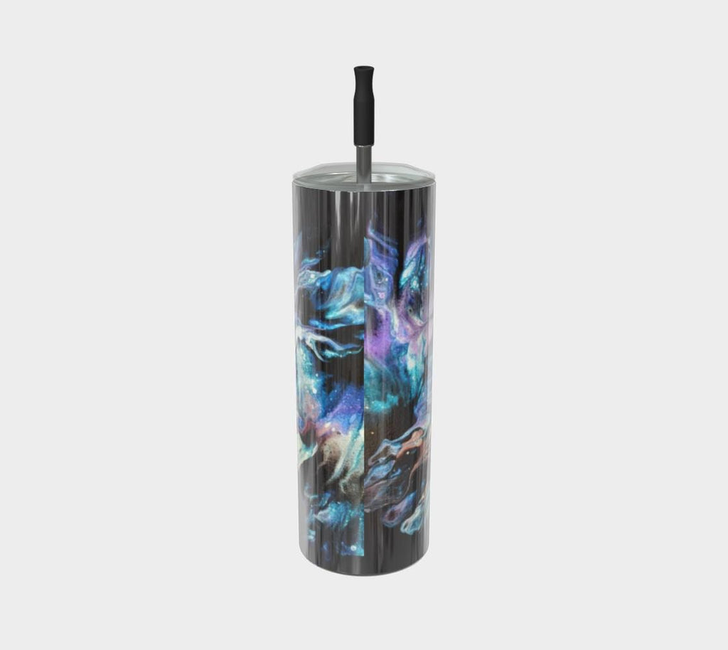 Teal Delight Stainless Steel Tumbler