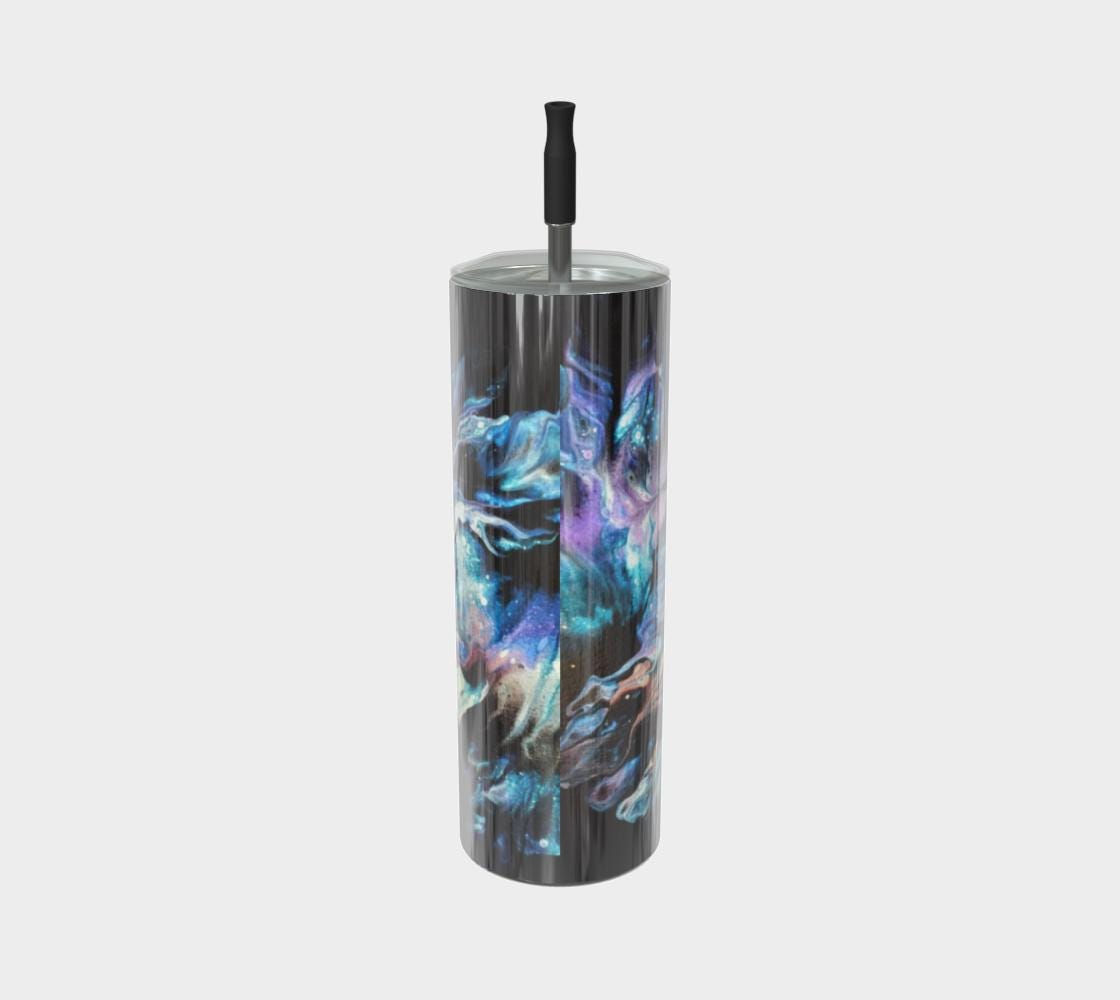 Teal Delight Stainless Steel Tumbler
