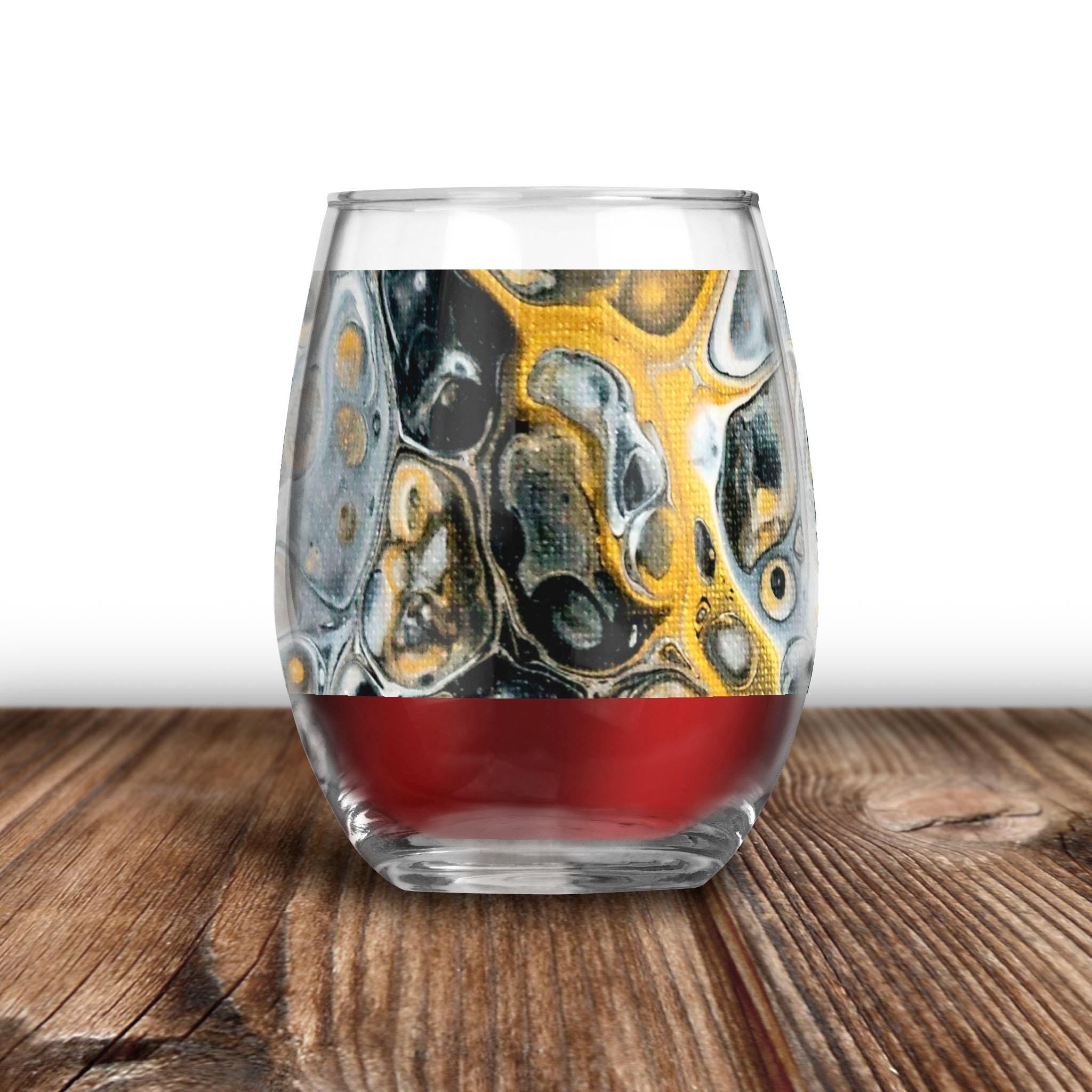 Stone Art - Wine Glass