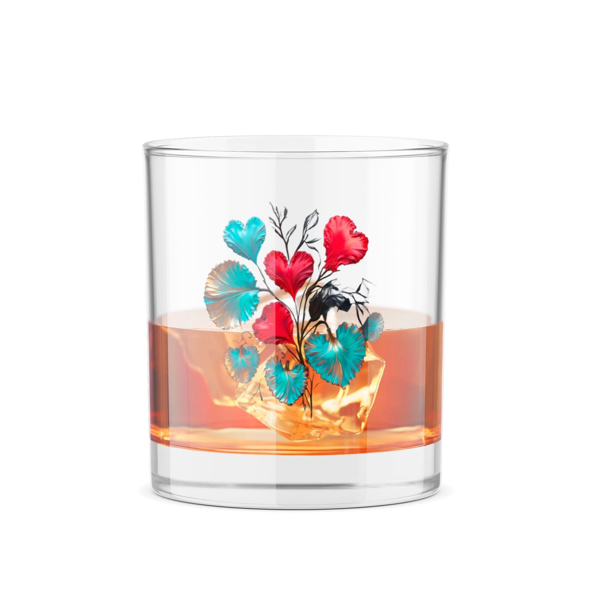 Hearts Grow Fonder - Whiskey Glass