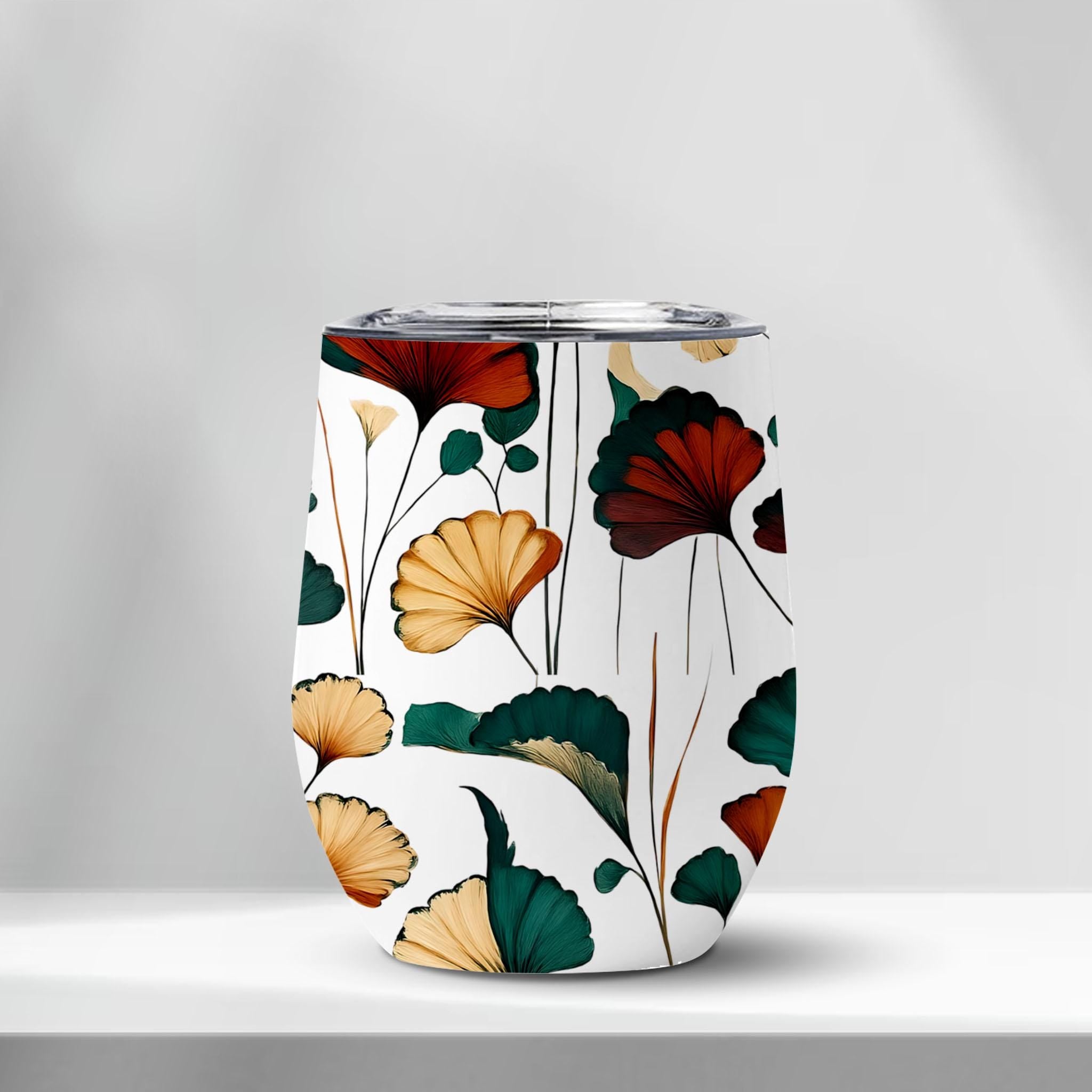 Happy Valley Pattern - Edge-to-Edge Wine Tumbler