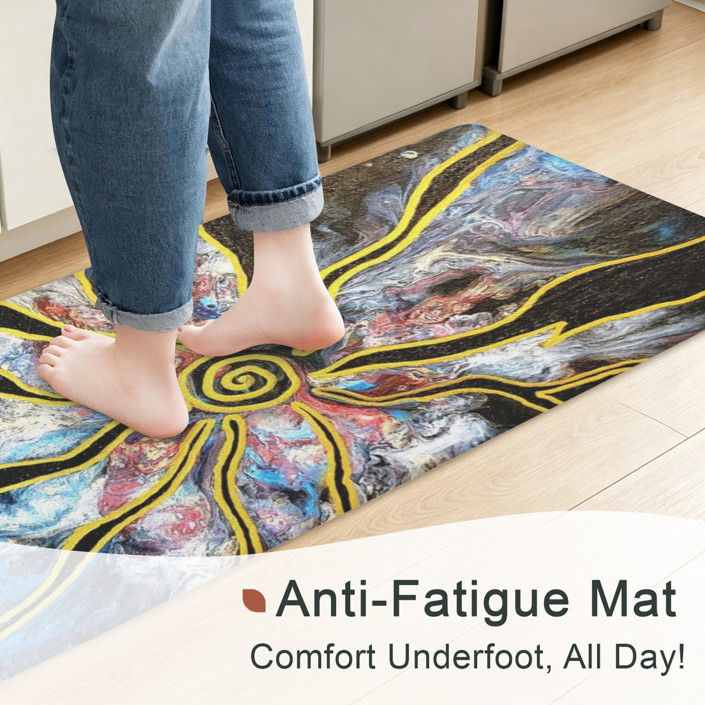 Pieces of Me PVC Anti-Fatigue Kitchen Mat 48x24inch