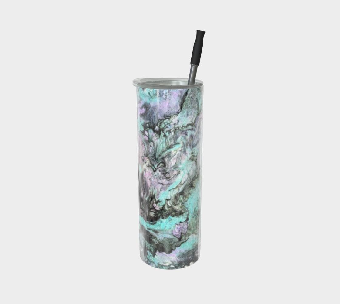 Turquoise Splash - Stainless Steel Tumbler