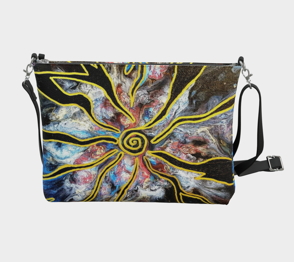 Pieces Of Me - Vegan Leather Crossbody Purse
