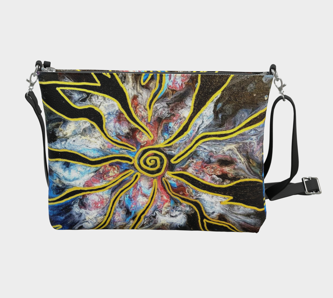 Pieces Of Me - Vegan Leather Crossbody Purse