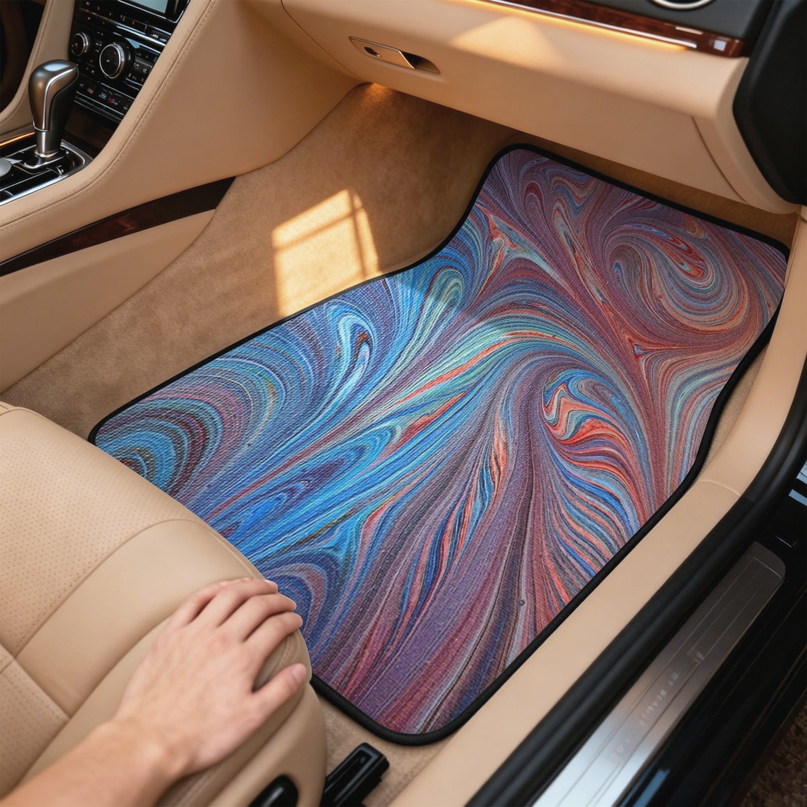 Superhero 4-Piece Car Floor Mats