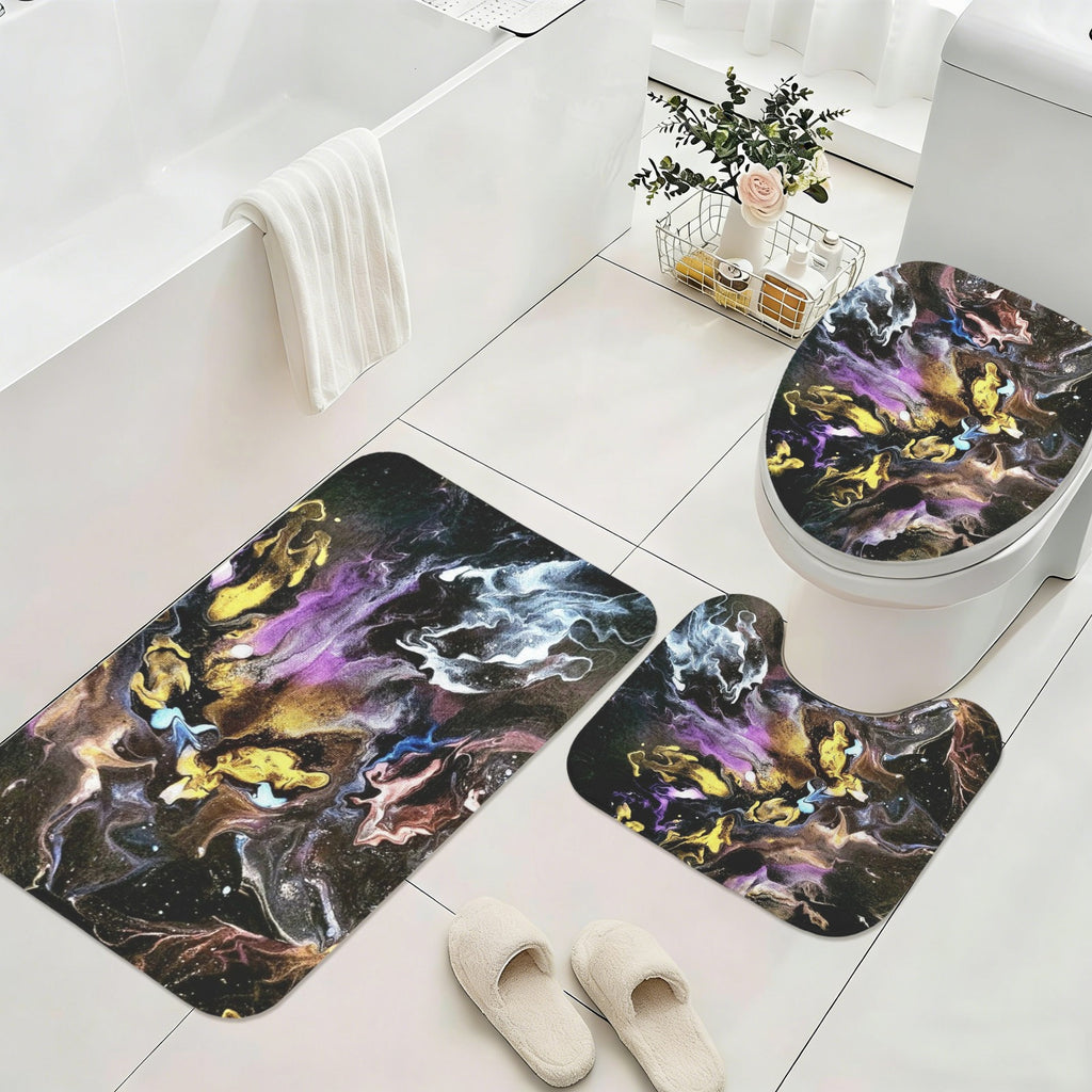 Seline 3-Piece Bathroom Rug Set