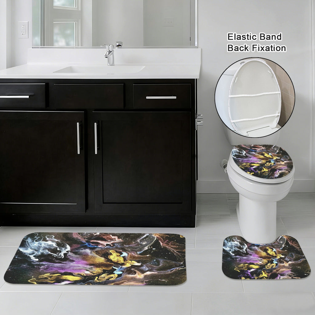 Seline 3-Piece Bathroom Rug Set