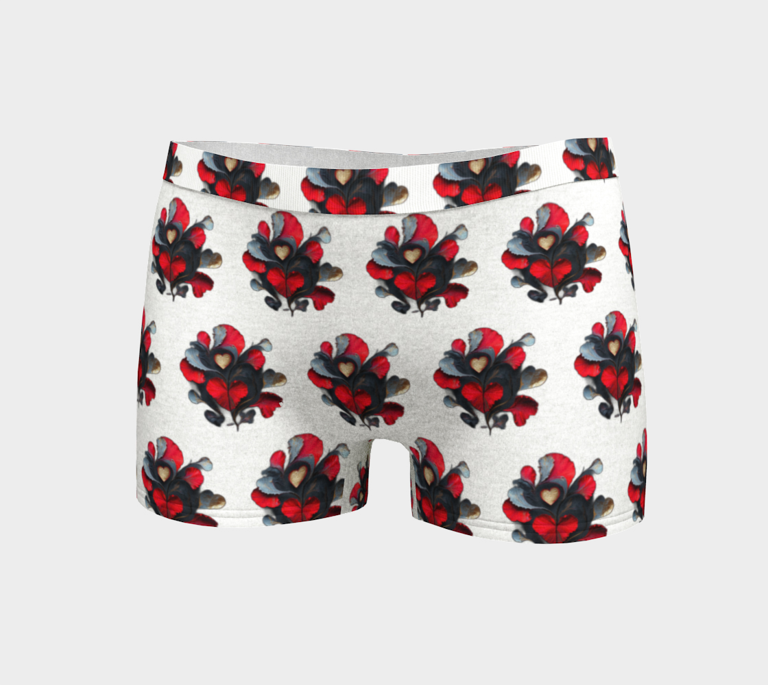 Vibrant Abstract Hearts - Boyshorts